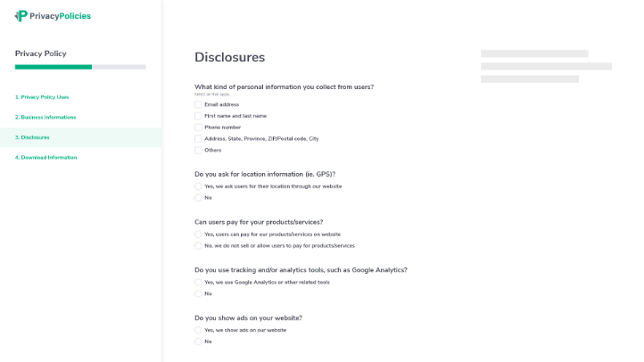 Privacy Policy Generator - Privacy Policies