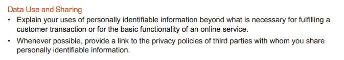 CA Attorney General&#039;s Making Your Privacy Practices Public: Data Use and Sharing