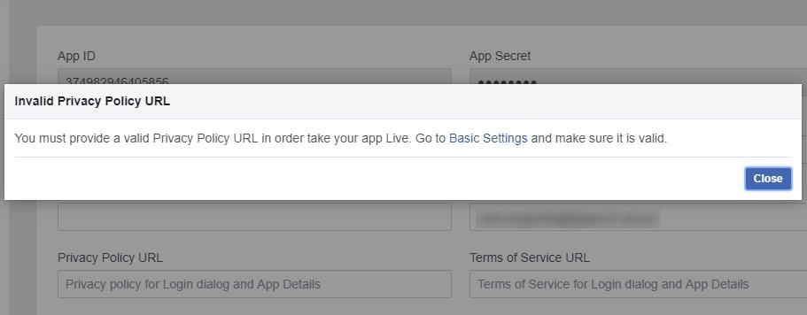 How to Fix Invalid App Id Facebook