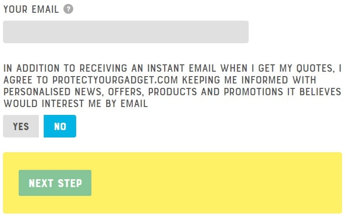 Protect your Gadget email subscription form