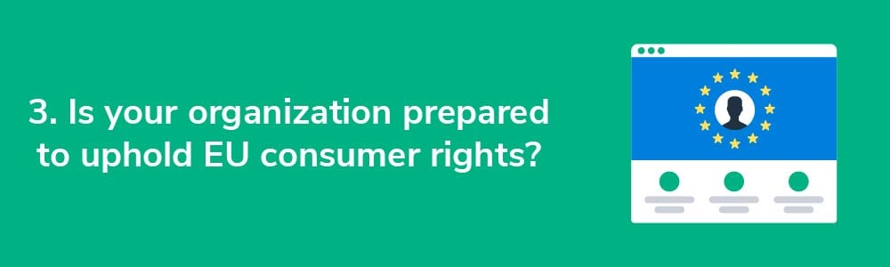 3. Is your organization prepared to uphold EU consumer rights?