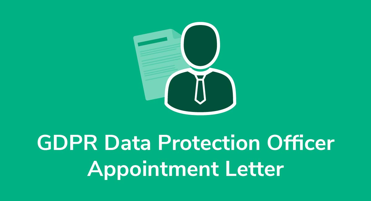 GDPR Data Protection Officer Appointment Letter