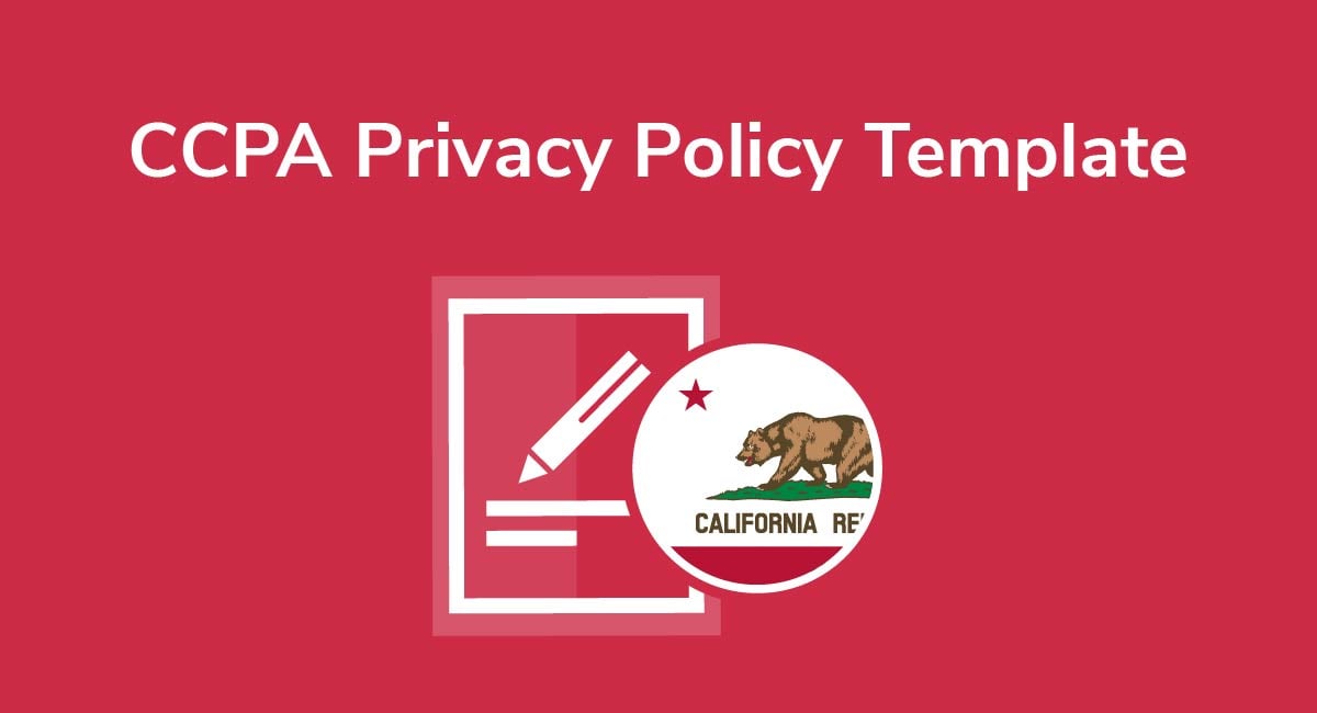 CCPA (CPRA) Privacy Policy Template