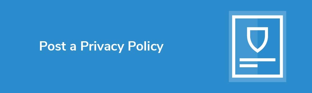 Post a Privacy Policy