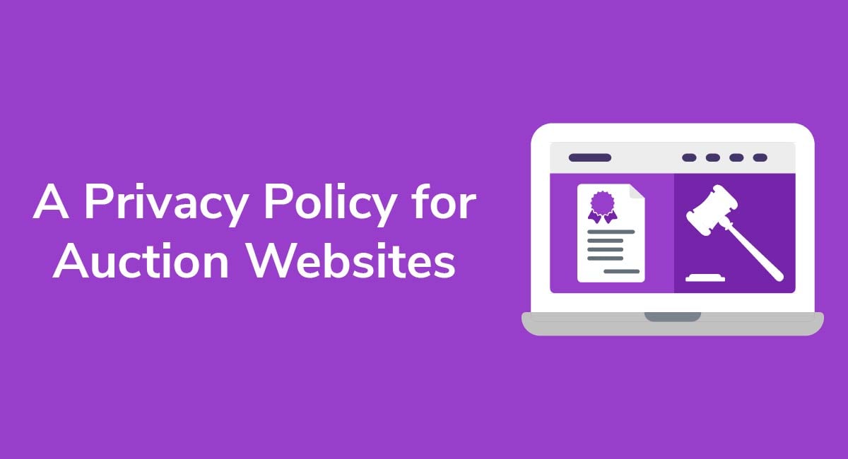 A Privacy Policy for Auction Websites