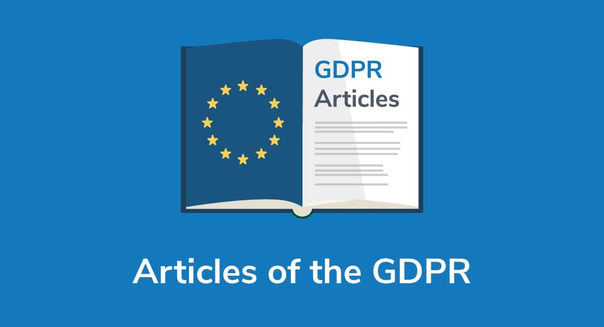 Articles of the GDPR