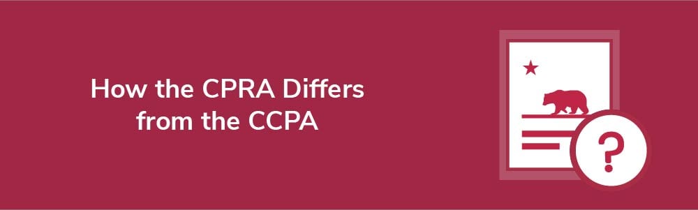 How the CPRA Differs from the CCPA