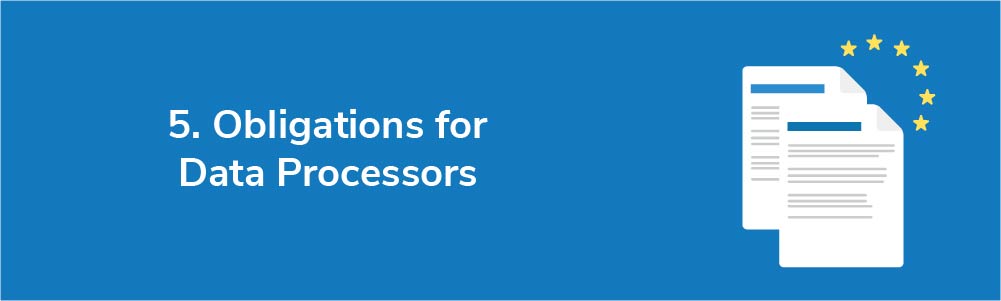 5. Obligations for Data Processors