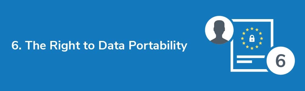 6. The Right to Data Portability