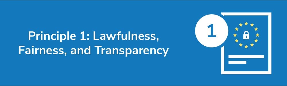 Principle 1: Lawfulness, Fairness, and Transparency