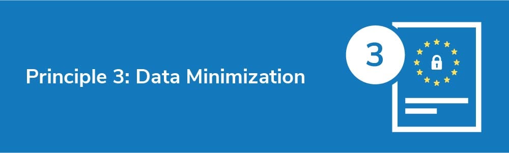 Principle 3: Data Minimization