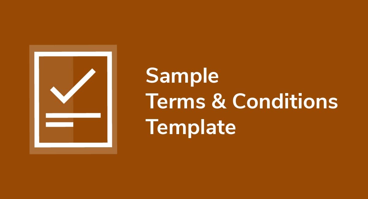 Sample Terms and Conditions Template