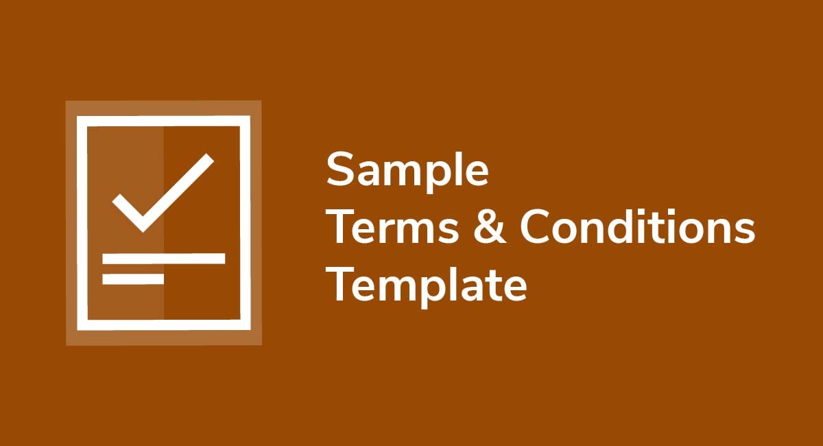 Sample Terms and Conditions Template - Privacy Policies