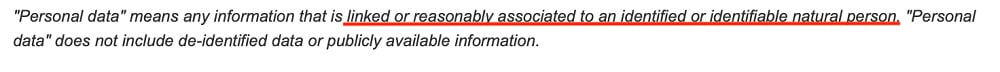 Virginia Legislative Information System: CDPA - Definition of personal data