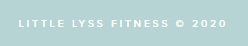 Little Lyss Fitness Aviso de Copyright