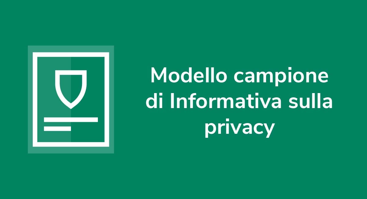 Esempio di modello di Politica sulla privacy