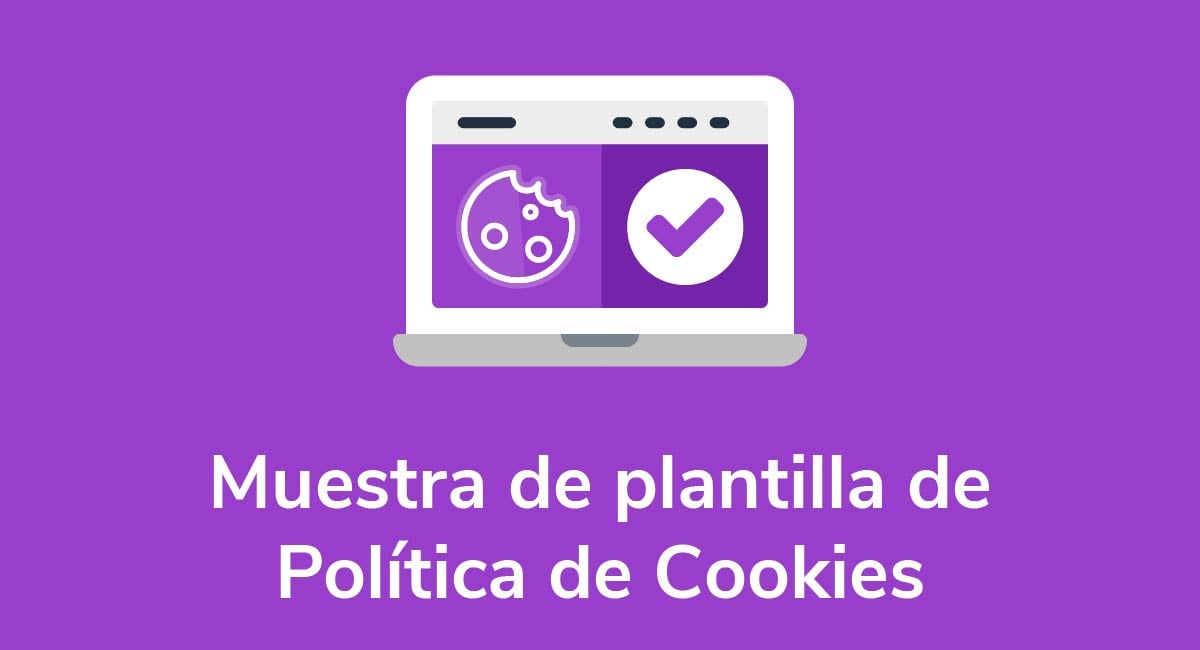 Plantilla de muestra de Política de cookies