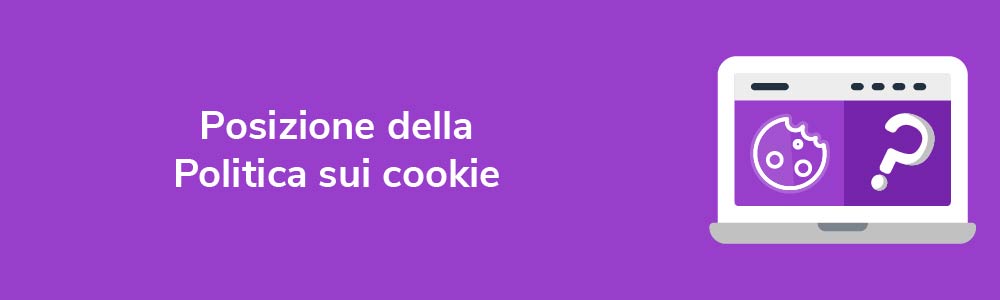 Posizione della politica sui cookie