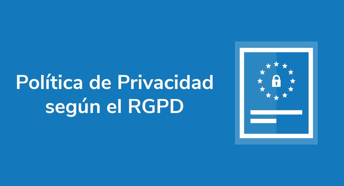 Plantilla de política de privacidad RGPD