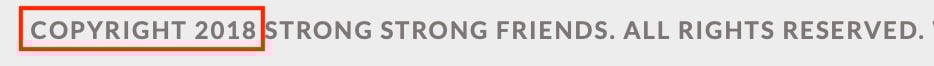 Aviso de Copyright de Strong Strong Friends