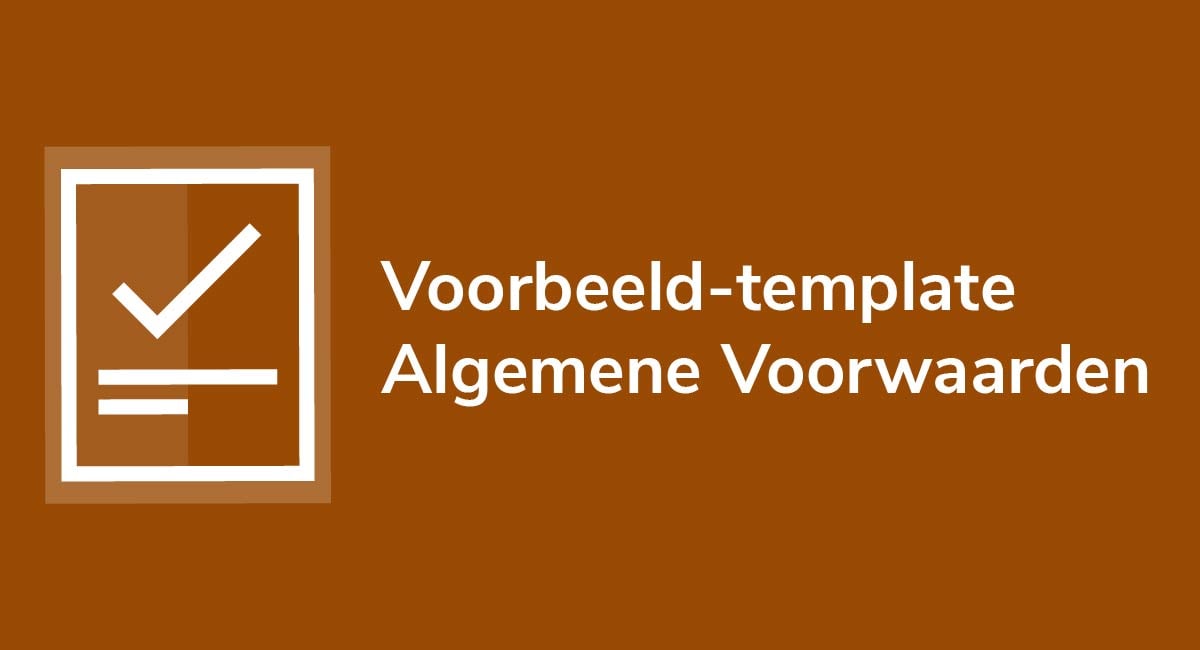 Voorbeeld-template Algemene Voorwaarden - Privacy