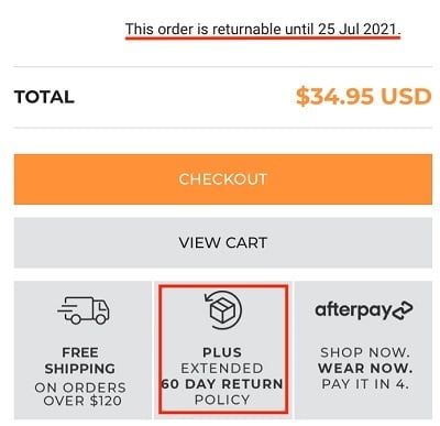 Return policies — Retailer Support Site