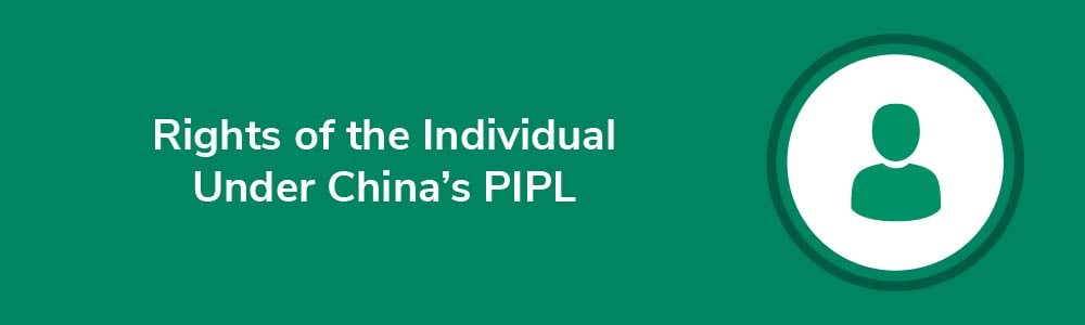 Rights of the Individual Under China's PIPL