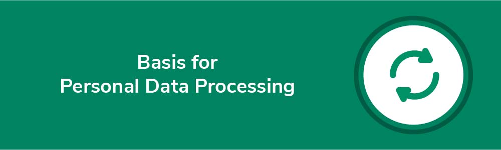 Basis for Personal Data Processing