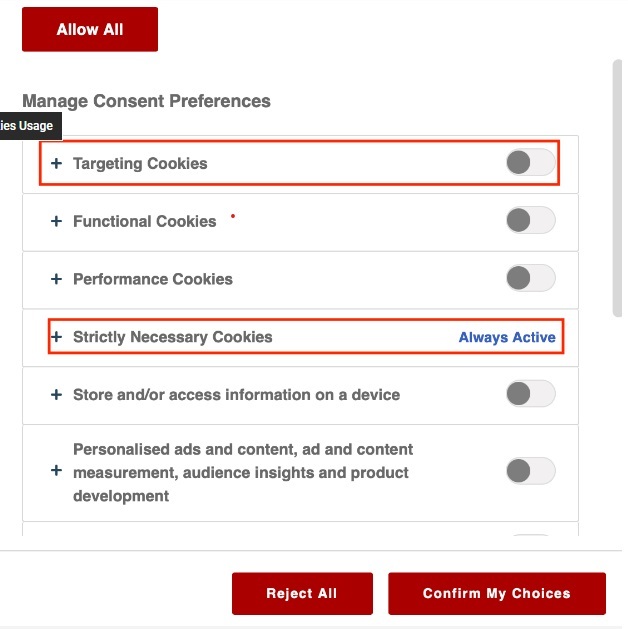 T Nation cookie consent manage preferences notice