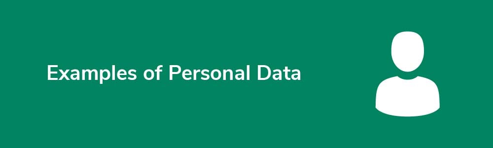 Examples of Personal Data