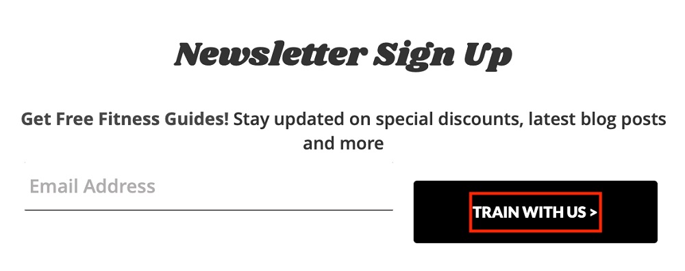 Strong Strong Friends email newsletter sign-up form