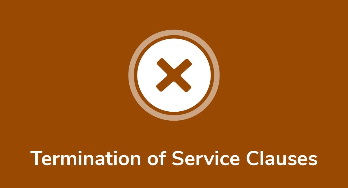 Termination of Service Clauses
