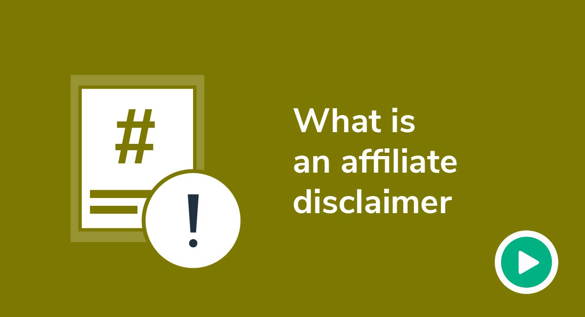 Video: What is an Affiliate Disclaimer