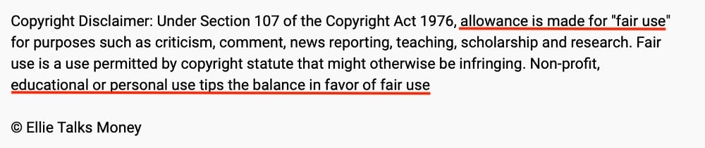 Disclaimers for YouTube Videos - Privacy Policies