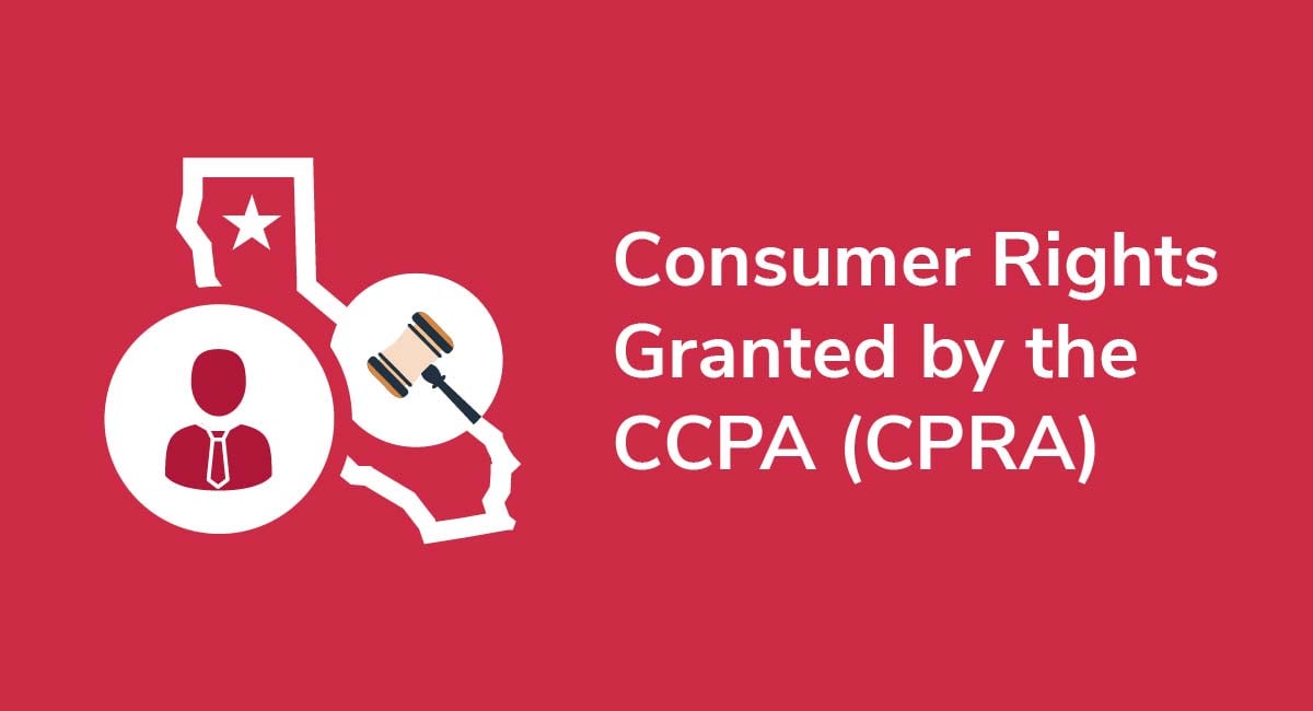 Consumer Rights Granted by the CCPA (CPRA)